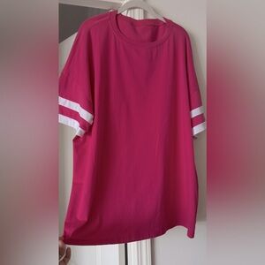 Loose Fit Cotton Blend Top